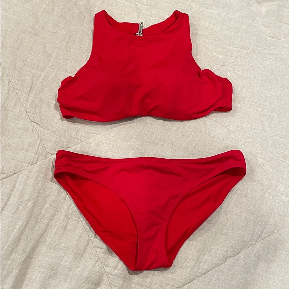 Athleta Vibrant Red Swimwear